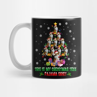 This Is My Christmas Tree Pajama Shirt Shetland Sheepdog Mug